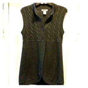 Grey Sweater VEST size large